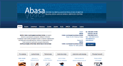 Desktop Screenshot of abasa.si